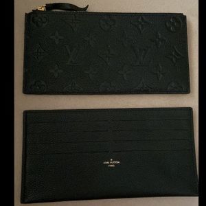 Louis Vuitton Monogram Empreinte Felicie Pochette Zipped pouch and Card holder